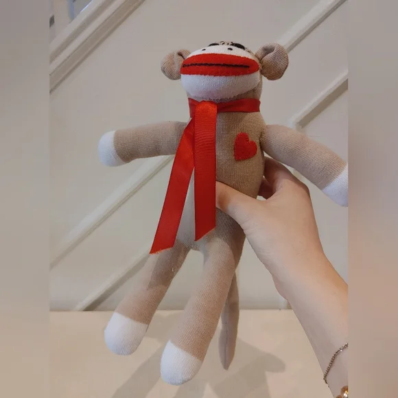 Handmade Stuffed Monkey - Picture 2 of 5